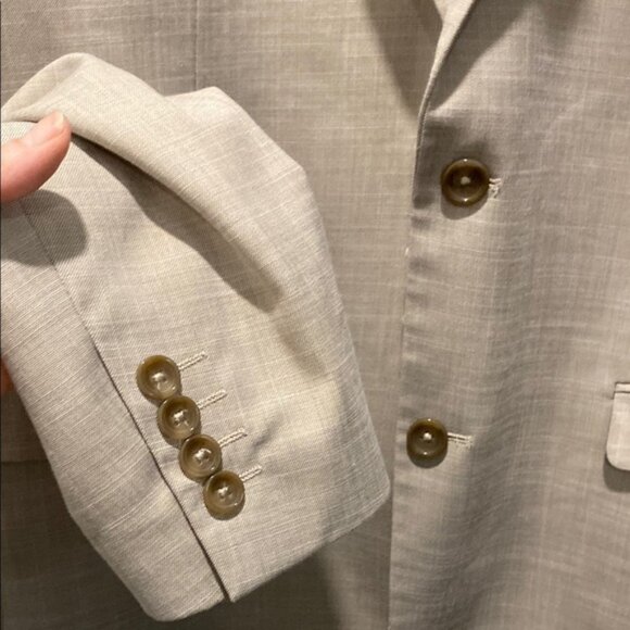 Soul of London Tan Suit blazer and pants Size 48R, 41R - Picture 2 of 14